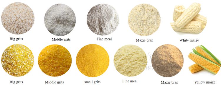 milled maize product