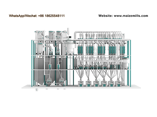 automated storage silo for 100 ton wheat flour factory
