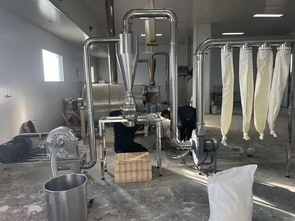 Commercial powder grinder machine for soybean and grain flour by Voson