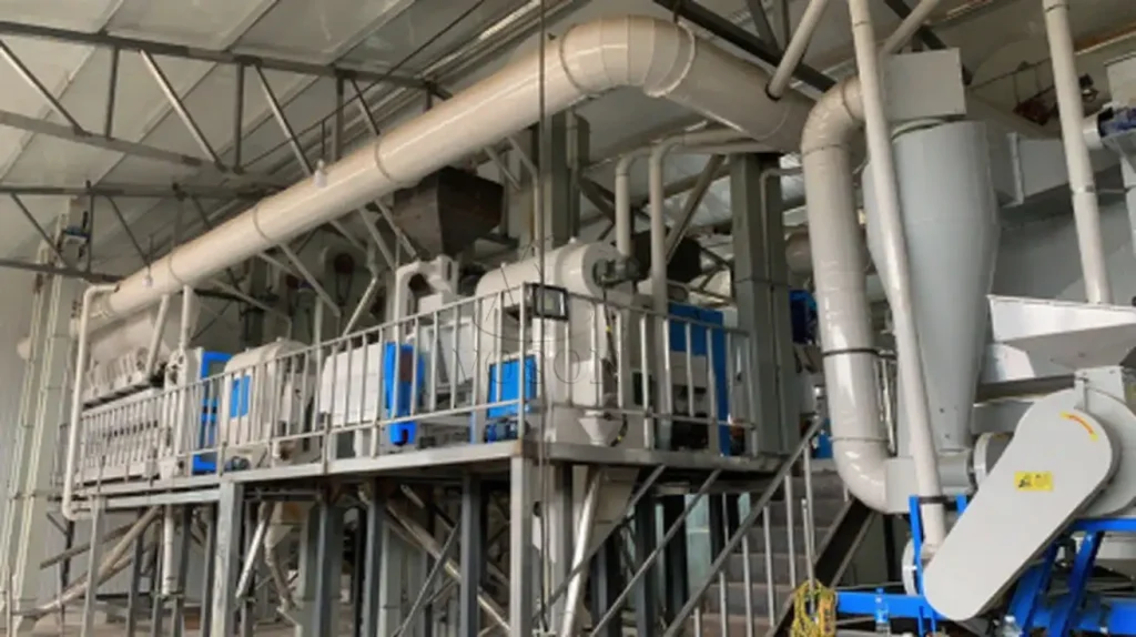 VOSON industrial oat flaker for rolled oats production