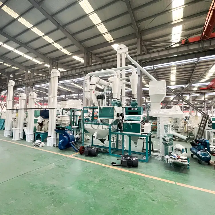 Burundi customer flour milling plant installation site
