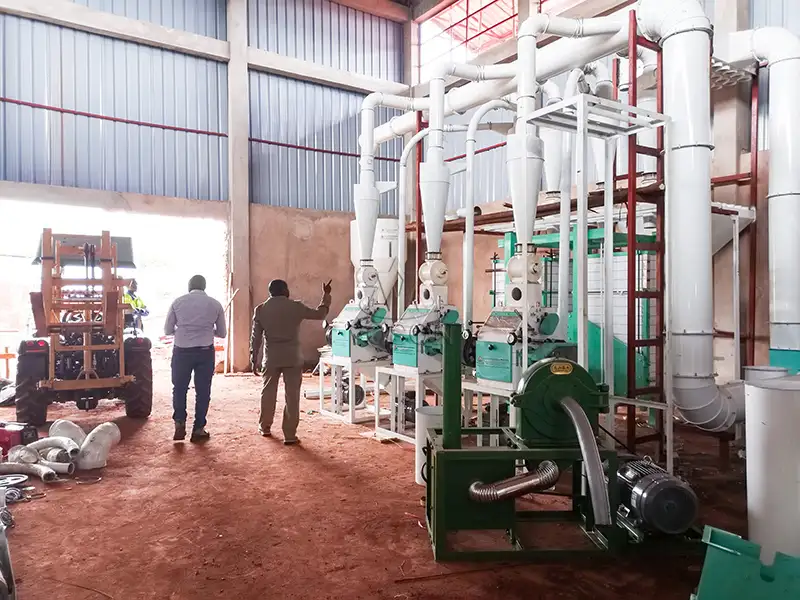 10TPD wheat and maize flour milling plant installed in Burundi