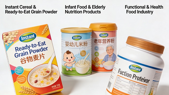 pre-gelatinized flour applications