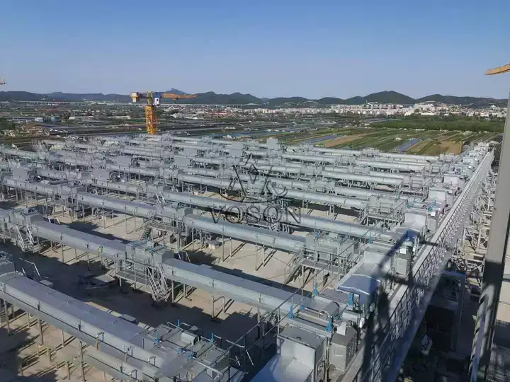 Air cushion belt conveyor cross section for grain handling